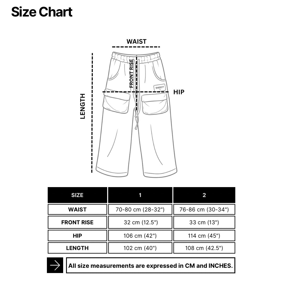 DREADLOCK CARGO SWEATPANT