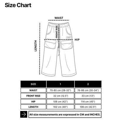 DREADLOCK CARGO SWEATPANT