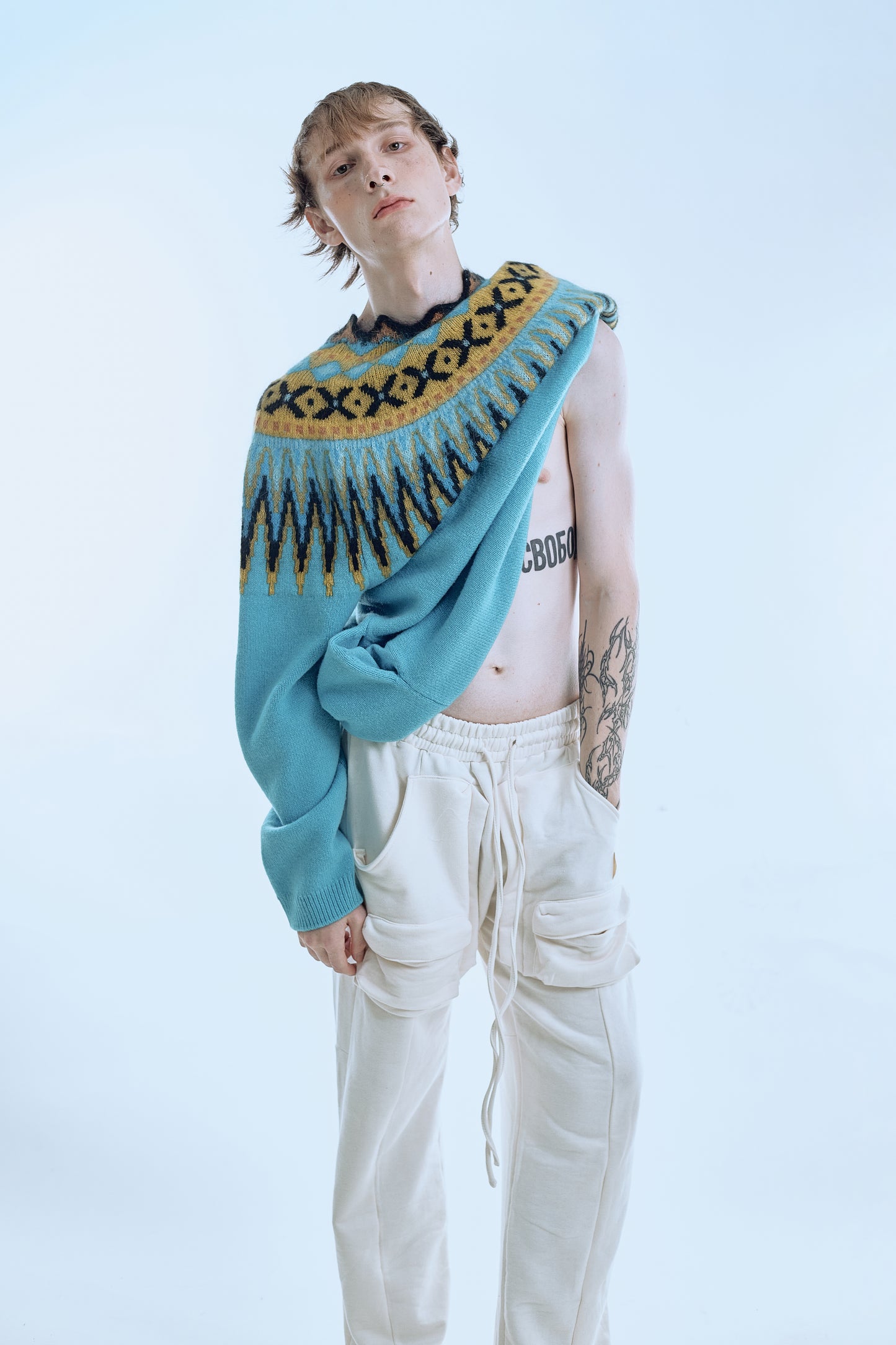 DREADLOCK CARGO SWEATPANT