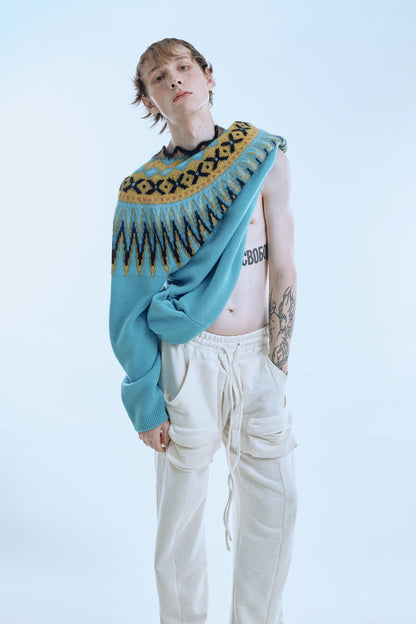 DREADLOCK CARGO SWEATPANT